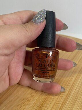 OPI Nail Lacquer Polish NL E79 A Woman's Prague-ative Gold 15 mL 0.5 fl oz